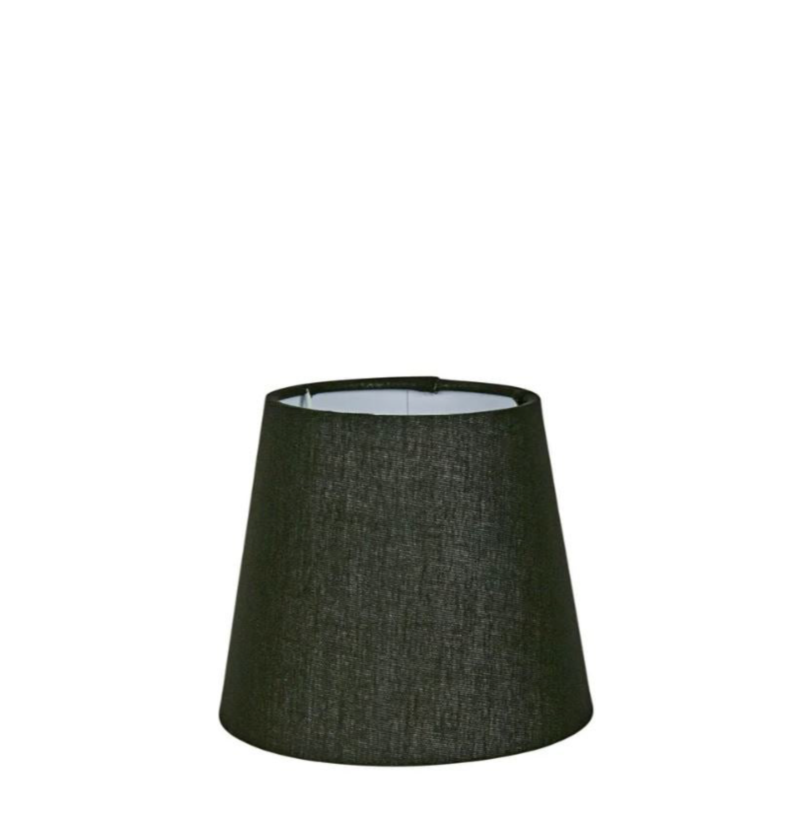 Black lampshade on a white background