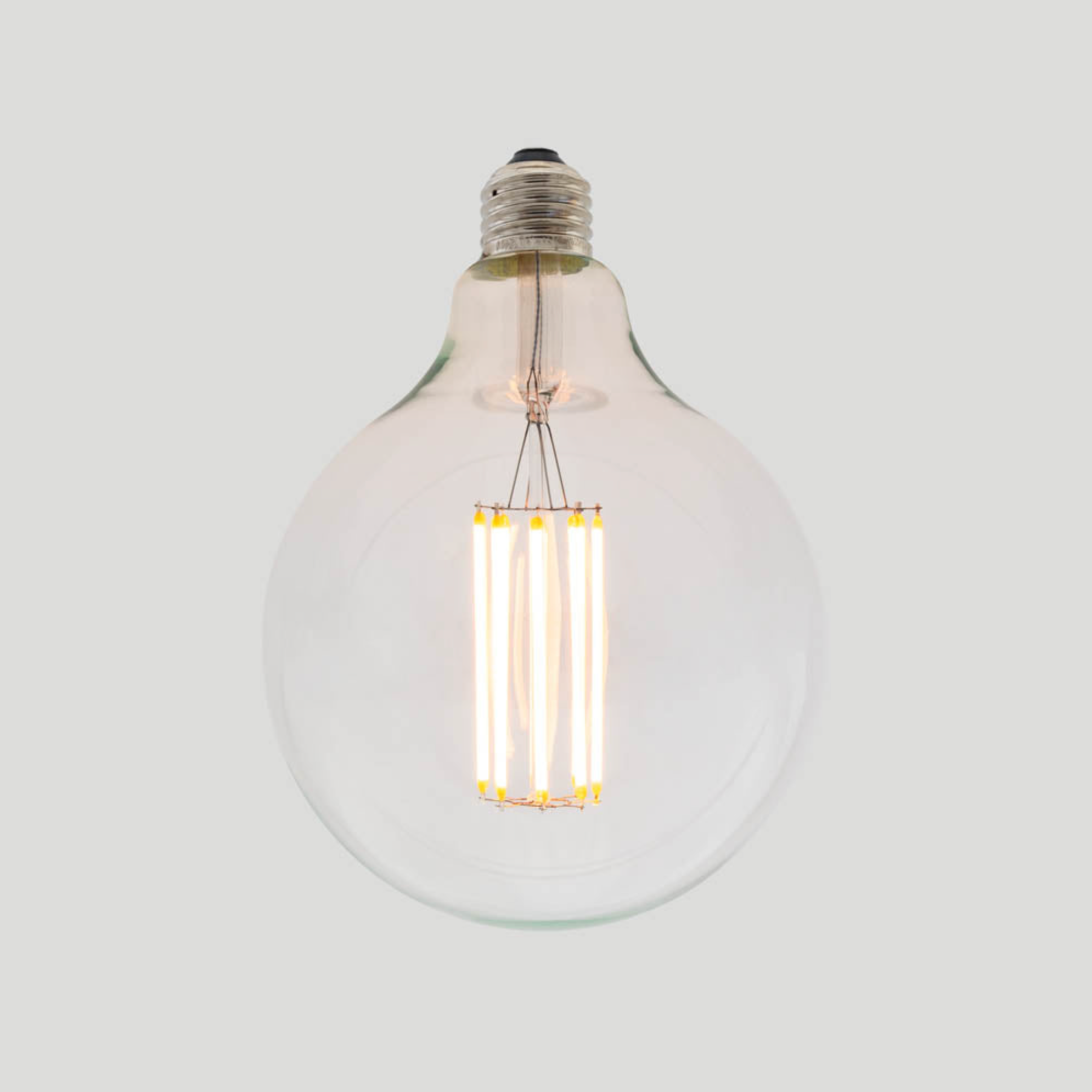 Vintage LED | Long Filament Clear Round | Light Globe | G125 8w E27 2200k