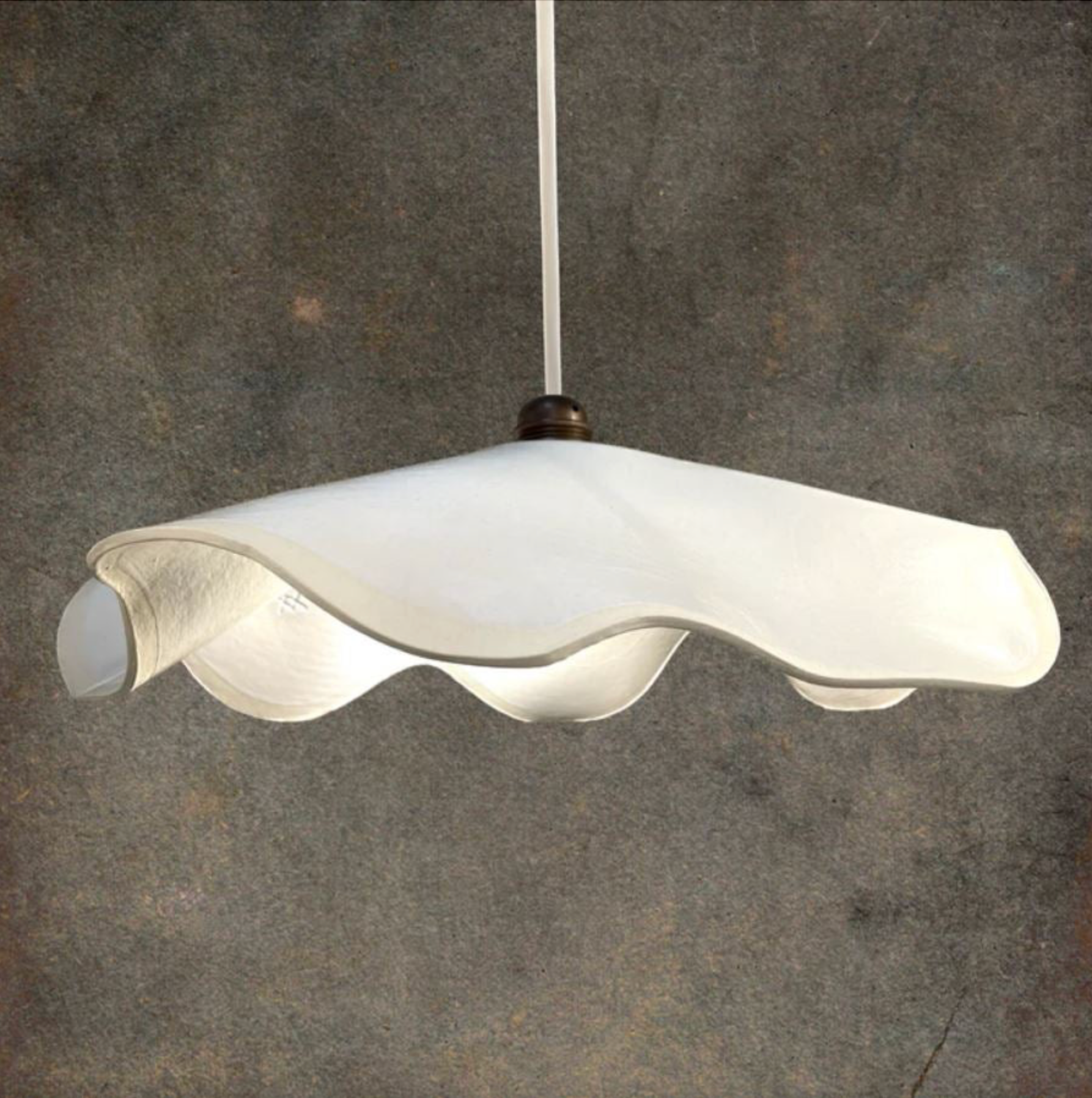 Marilyn Pendant Light Gloss White ceramic finish handcrafted designer pendant light Australia Lightingales
