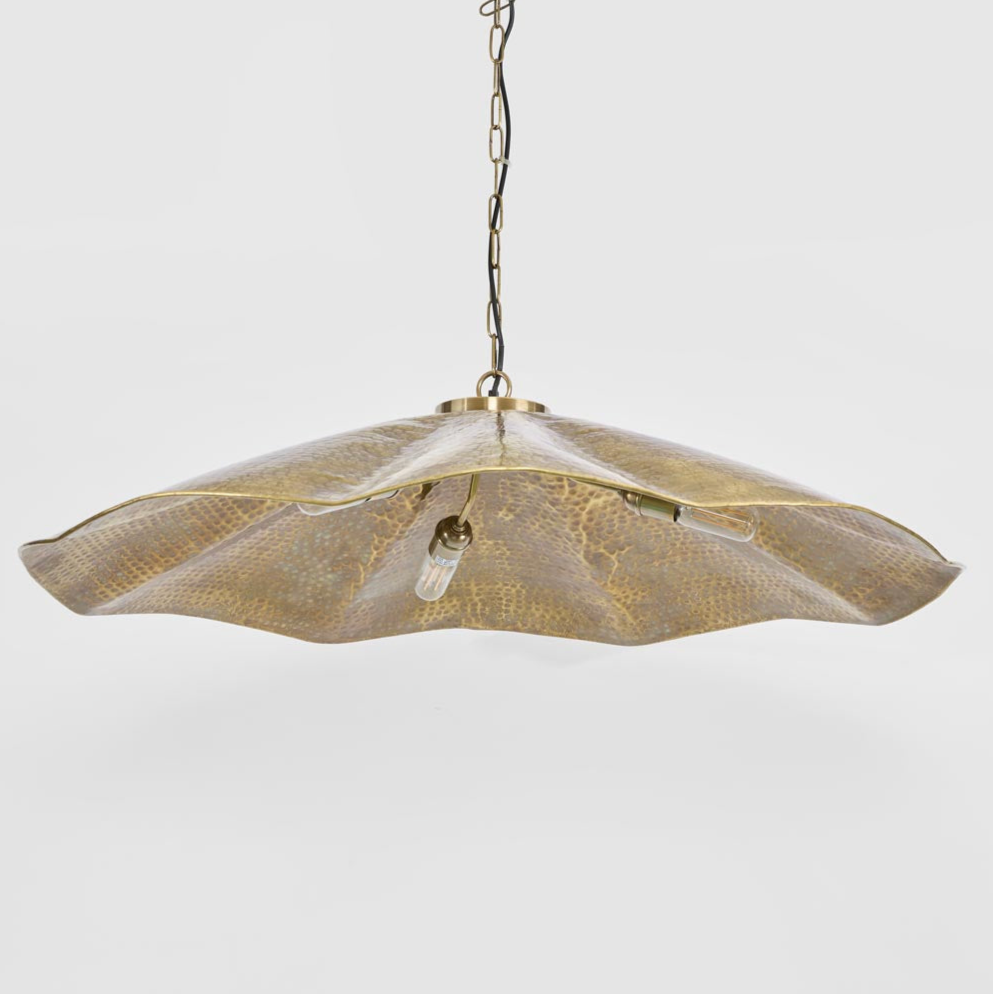 Melville Pendant Light hammered brass hanging pendant – Emac & Lawton